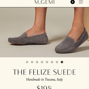 M. Gemi Feliz Suede Grey Shoes